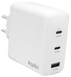 Aqiila Chargebird W4 120W 2xUSB-C/USB-A Wallcharger