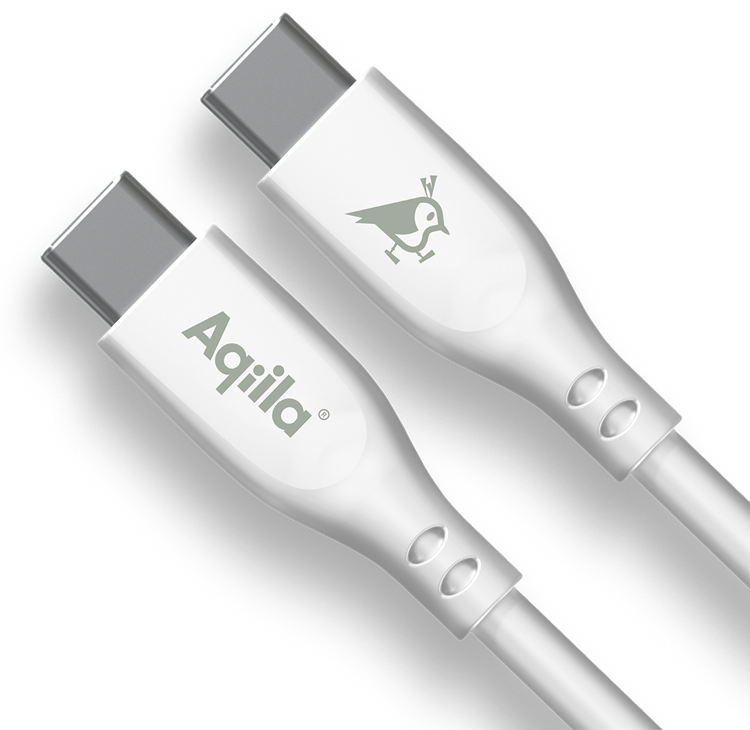 Aqiila Silicon USB-C/USB-C 2.0 60W 1m Charging cable