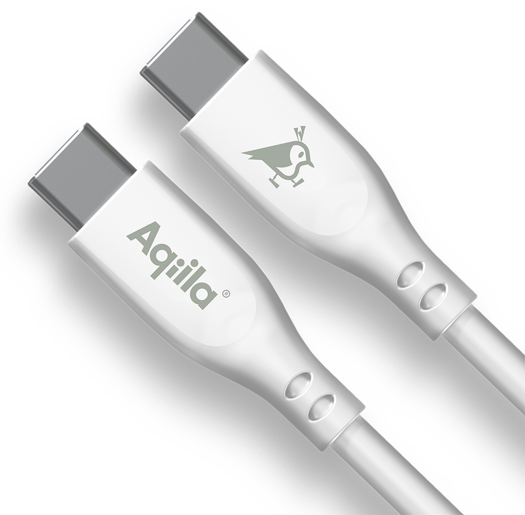 Aqiila Silicon USB-C/USB-C 2.0 60W 2m Charging cable