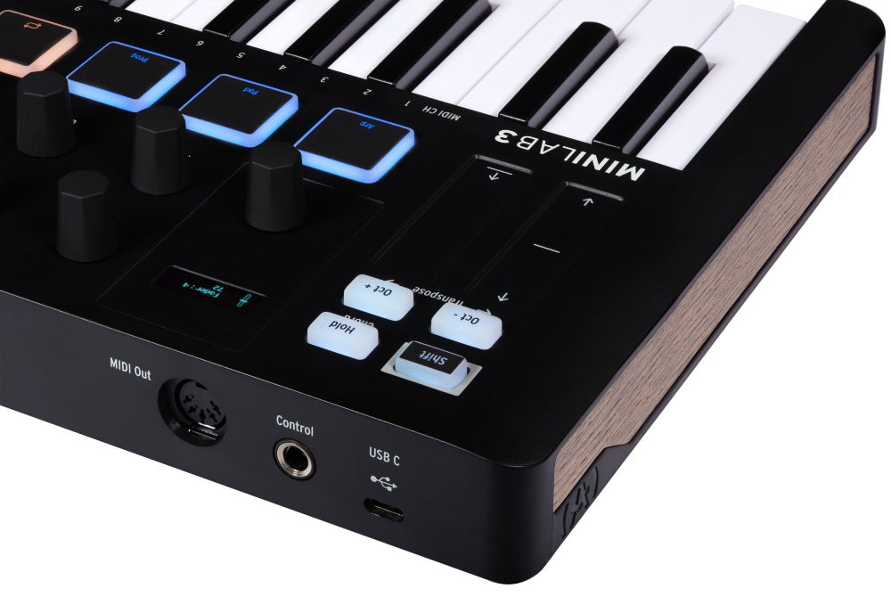 Arturia MiniLab 3 MIDI- Keyboard (svart)