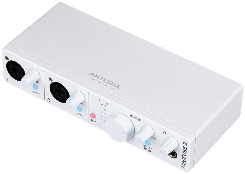 Arturia Minifuse 2 ljudkort (vit)
