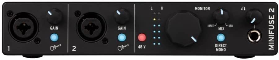 Arturia Minifuse 2 ljudkort (svart)