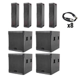 Atomic Pro Kira Active PA-högtalarpaket XXXL