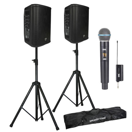 V-Tone batterihögtalare/mikrofoner XLbundle