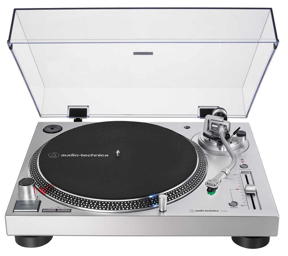 Audio-Technica AT-LP120XUSB-SV skivspelare (silver)