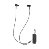 Audio-Technica ATH-ANC100BTBK trådlösa brusreducerande in-ear-hörlurar (svarta)