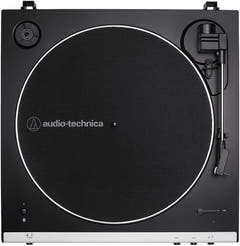 Audio-Technica AT-LP60XBT-WH + Pioneer DM-40BT-W Bluetooth högtalare 