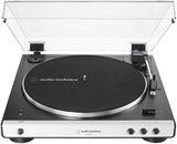 Audio-Technica AT-LP60XBT-WH + Pioneer DM-40BT-W Bluetooth högtalare 