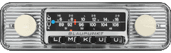 Blaupunkt Frankfurt Stereo Classic Retro bilradio med DAB+, Bluetooth och USB