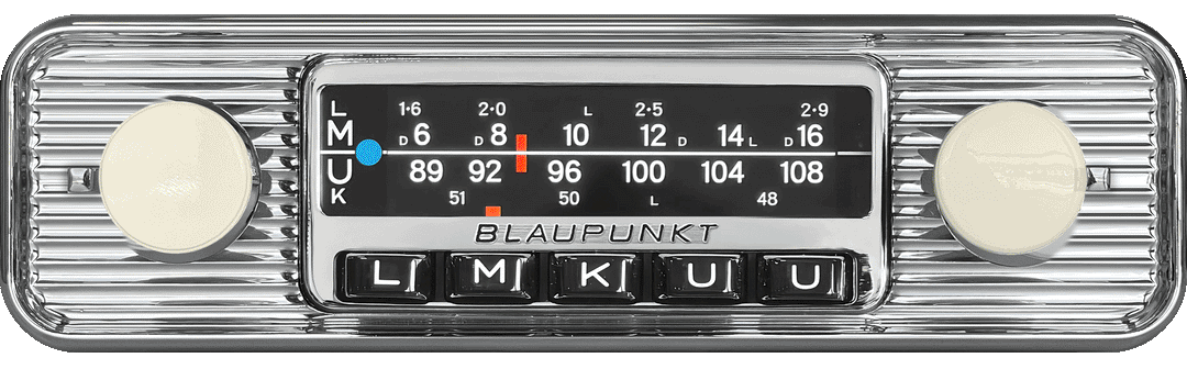 Blaupunkt Frankfurt Stereo Classic Retro bilradio med DAB+, Bluetooth och USB