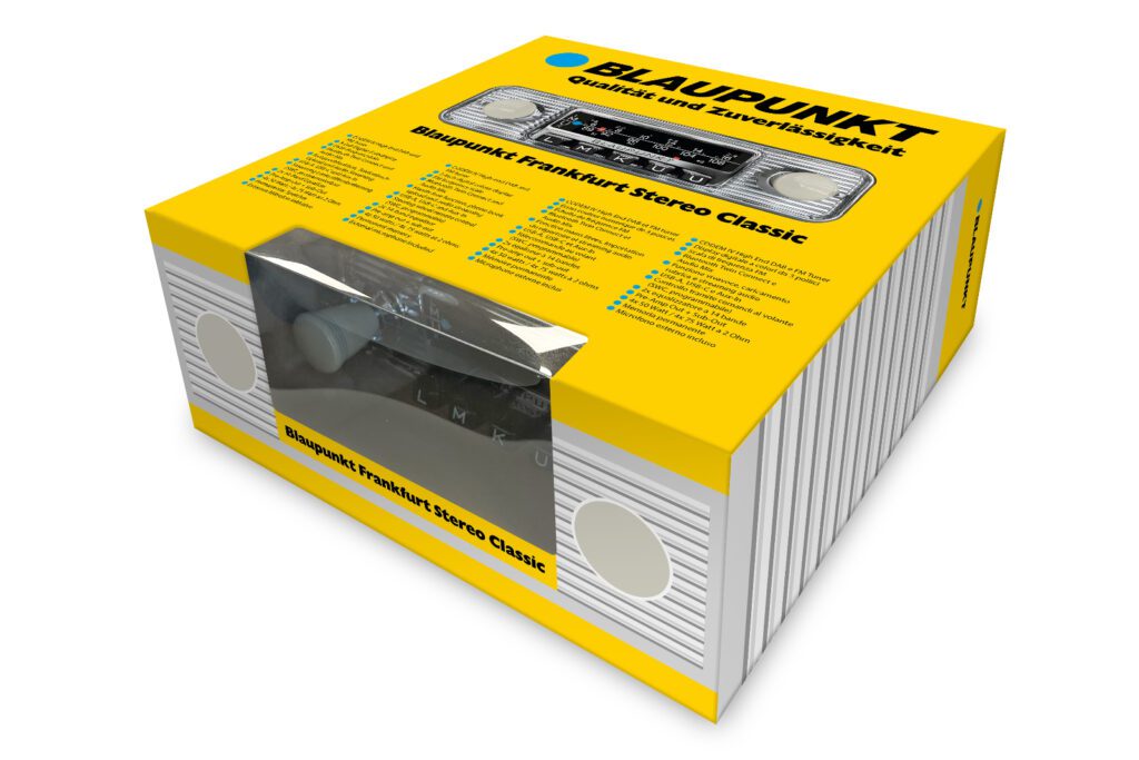 Blaupunkt Frankfurt Stereo Classic Retro bilradio med DAB+, Bluetooth och USB