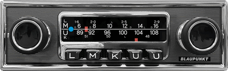 Blaupunkt FRANKFURT retro bilradio, Bluetooth, FM/DAB+