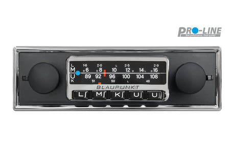 Blaupunkt Frankfurt Stereo Retro Bilradio med DAB+, Bluetooth, USB-C og AUX