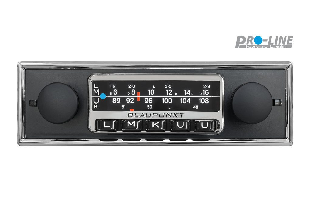 Blaupunkt Frankfurt Stereo Retro Bilradio med DAB+, Bluetooth, USB-C och AUX