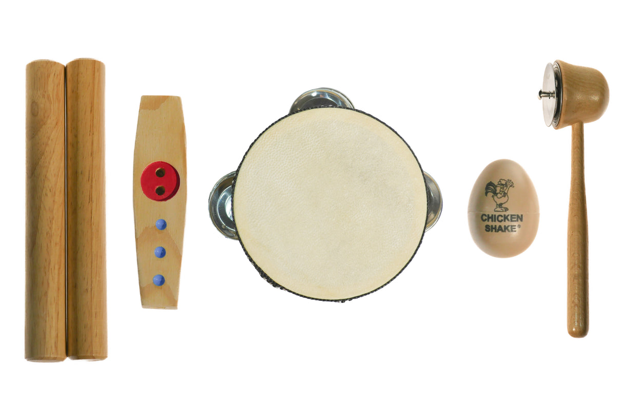 Barnslagverk Presentask med 5 delar