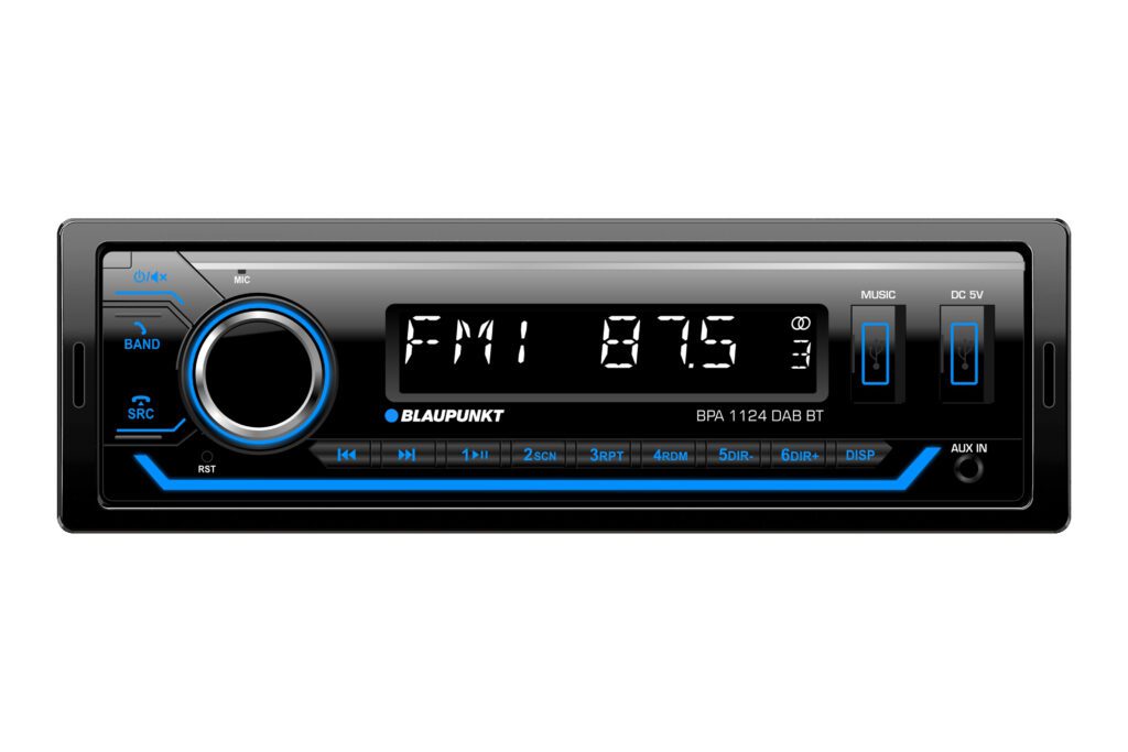 RETURVARE: Blaupunkt BPA 1124 Bilradio m. DAB+ og Bluetooth