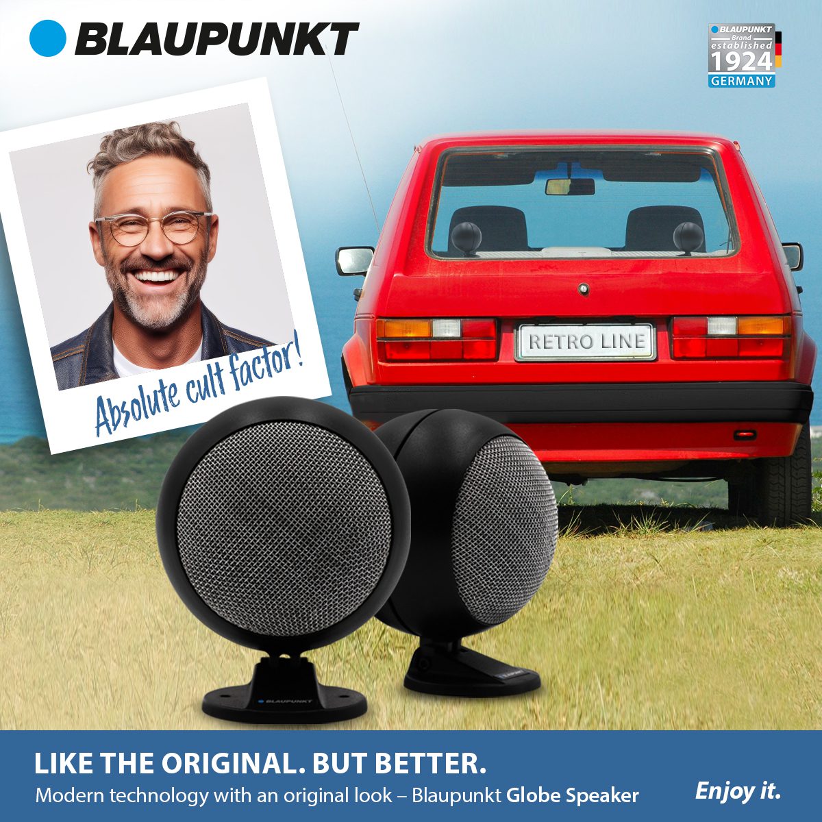 Blaupunkt Ball Speaker 55 watt.