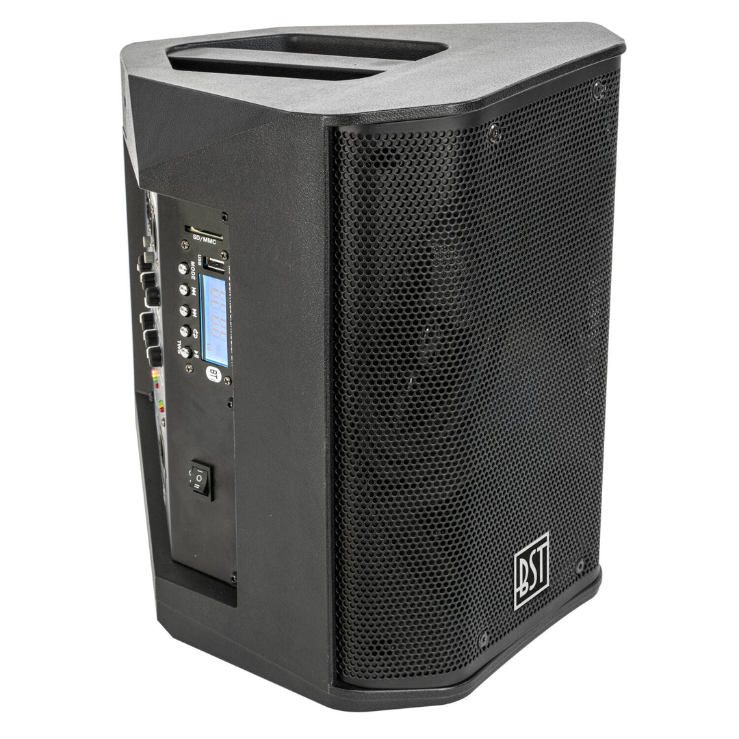 BST 6,5" batterihögtalare med mixer (60W)
