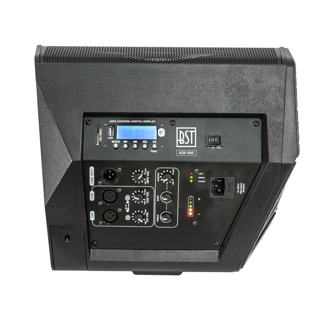 BST 6,5" batterihögtalare med mixer (60W)