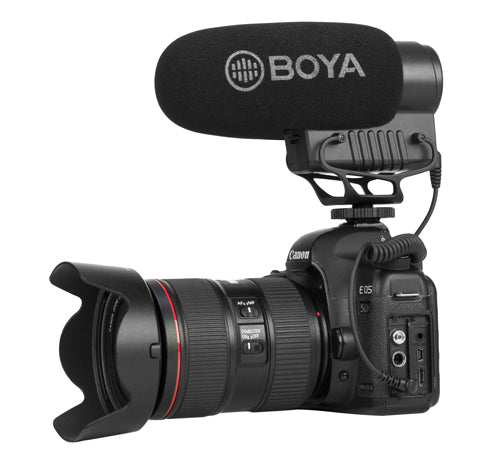 Boya BM3051S Stereo VideoMikrofon för kamera