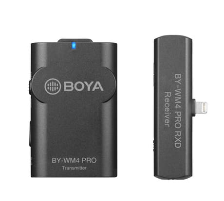 Boya trådløs sæt m/lightning reciever og lavalier sender WM4