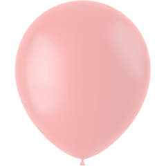 Ballonger 50 st. (Matt pulverrosa, 33 cm)