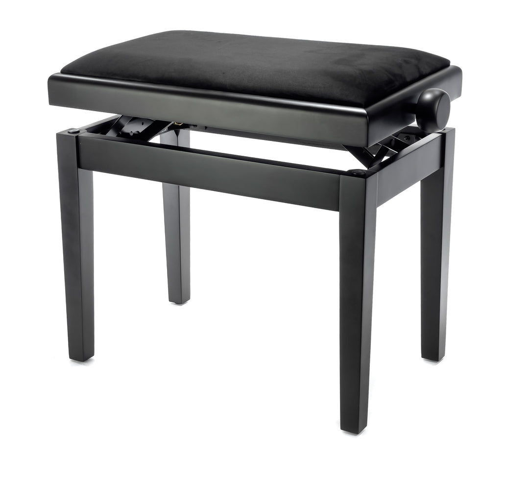 Grooveland KB200 Pianobänk (Matt Svart)