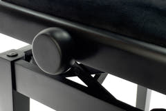 Grooveland KB200 Pianobänk (Matt Svart)