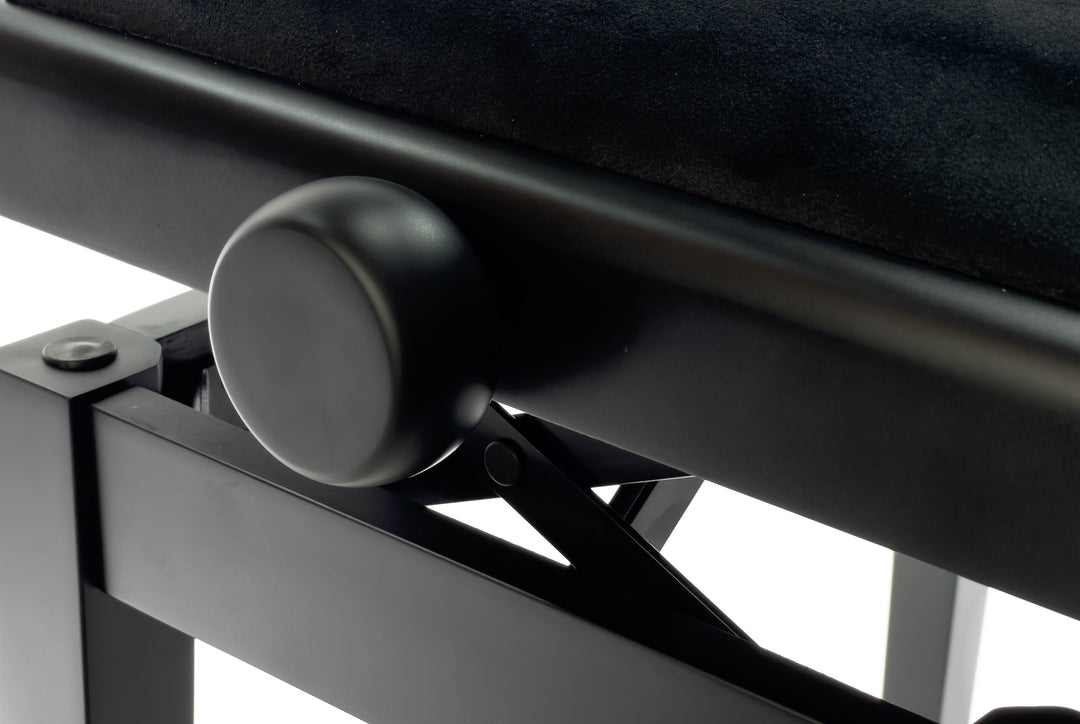 Grooveland KB200 Pianobänk (Matt Svart)