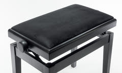 Grooveland KB200 Pianobänk (Matt Svart)