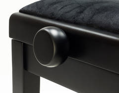 Grooveland KB200 Pianobänk (Matt Svart)