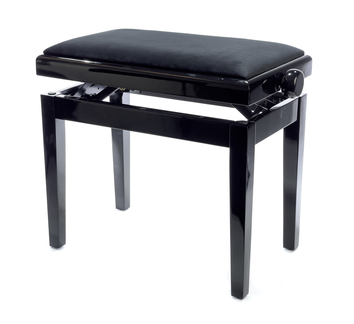 Pianopall Deluxe (Högglanssvart) BandMate PB200