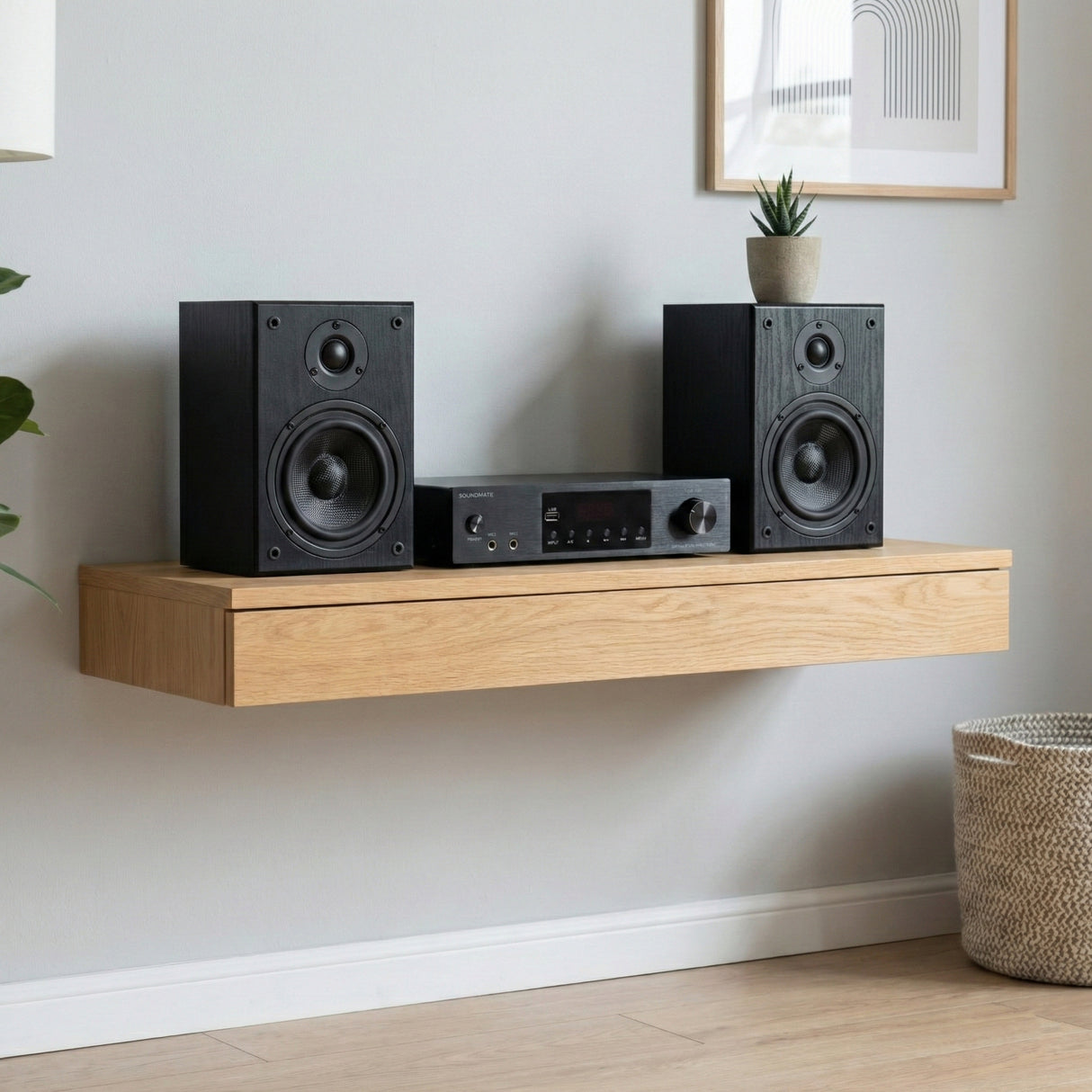 SoundMate HBS-05 Regnhögtalare & Förstärkarpaket