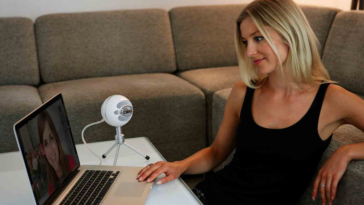 Blue Microphones Snowball USB - vit