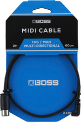 Boss BMIDI-2-35 TRS till MIDI adapterkabel (60cm)