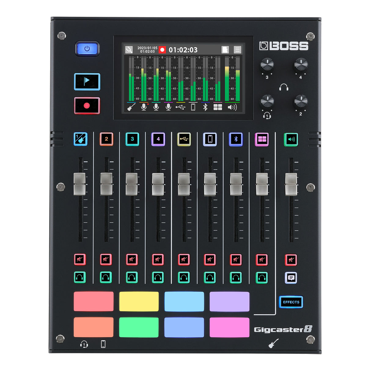 Boss Gigcaster 8 Streaming Mixer Starter Pack