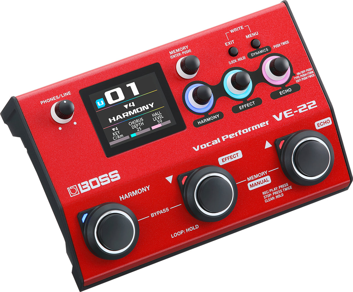 Boss VE-22 sångare