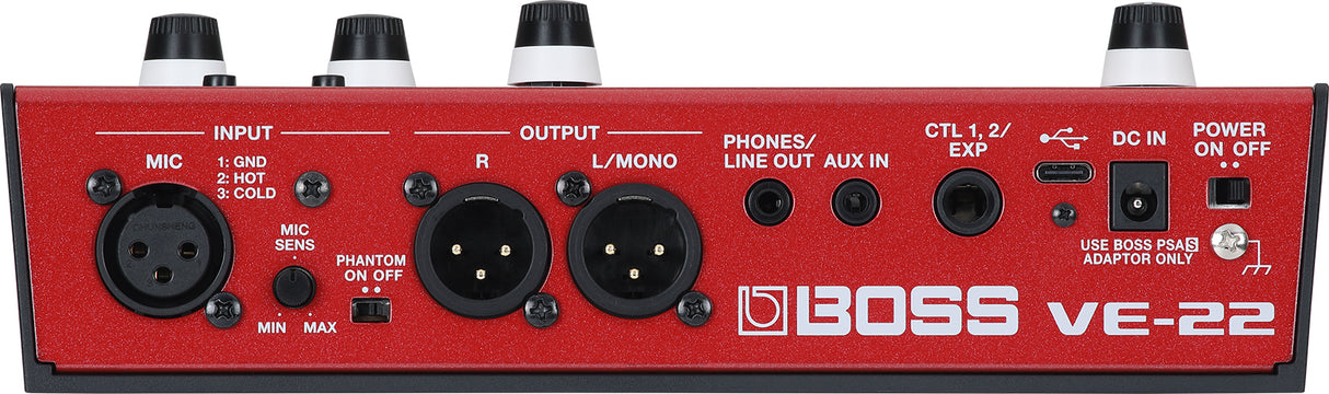 Boss VE-22 sångare