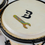 Bryce Bongo Drums 6" + 7" (naturligt)