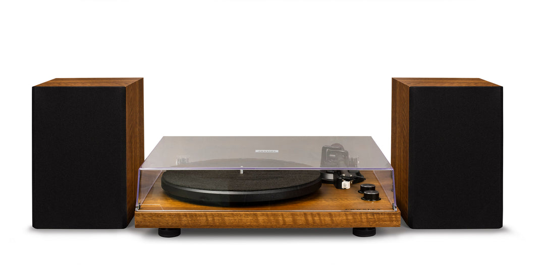 Crosley C62 Skivspelare med högtalare (valnöt)