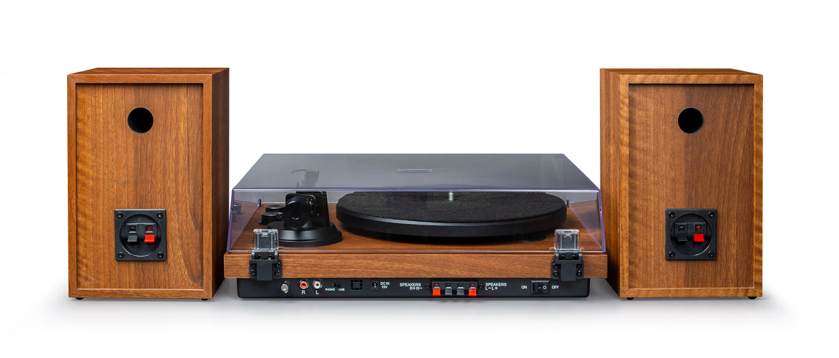 Crosley C62 Skivspelare med högtalare (valnöt)