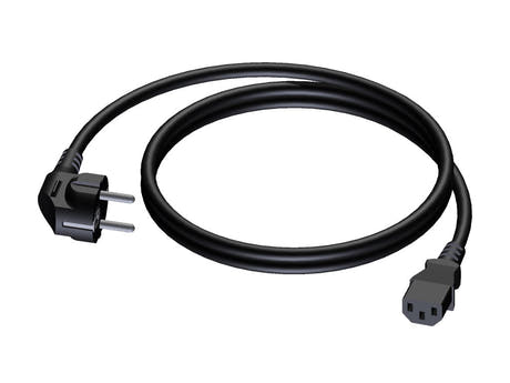 ProCab powerkabel 3x1,5 mm², hun Euro>Schuko han, 1 m