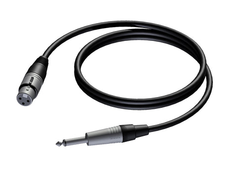 ProCab højttalerkabel  2 x 1,5 mm² Jack > XLR, 10 m