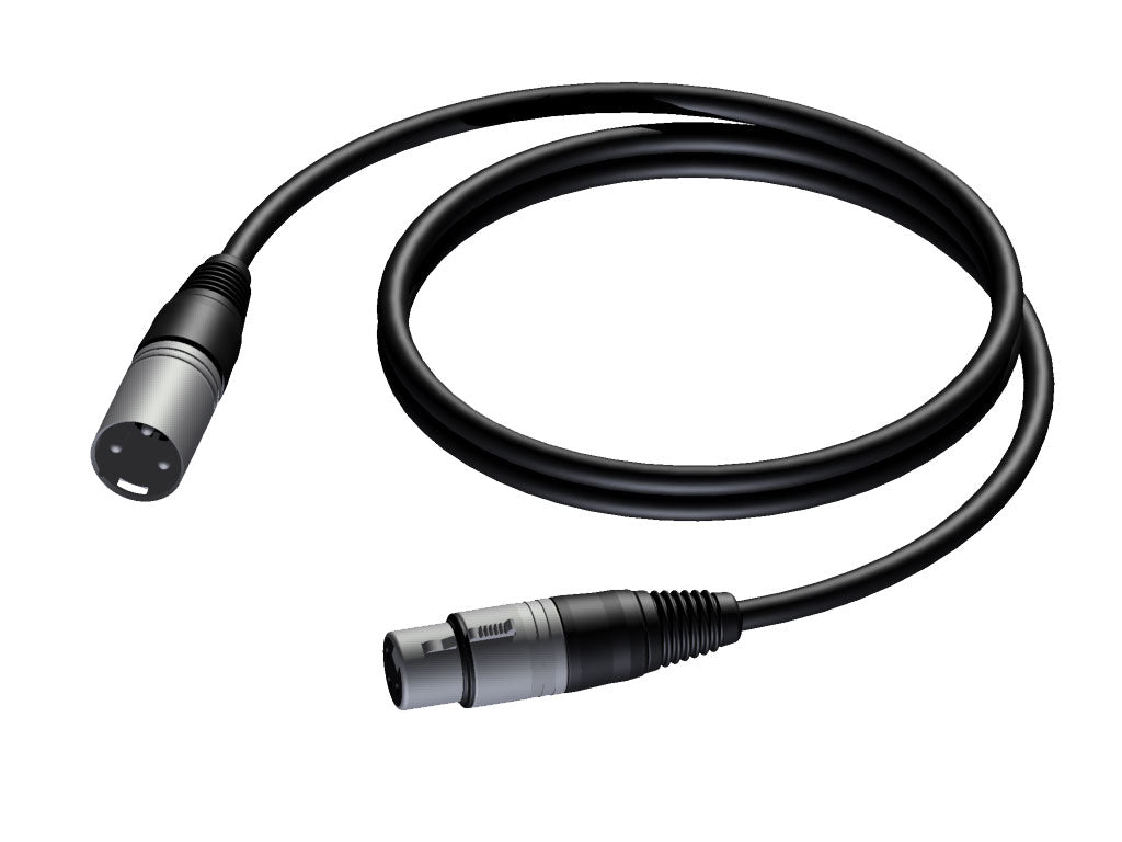 ProCab højttalerkabel 2 x 1,5 mm²  XLR > XLR, 10 meter