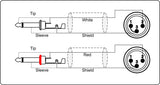 ProCab signalkabel 2 x XLR han > 2 x Jack - 3 m