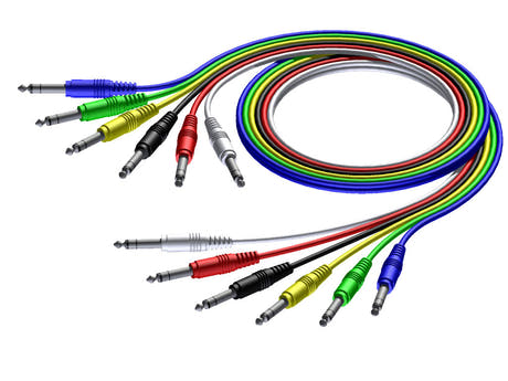 ProCab stereo jack/jack kabelset i 6 färger, 90 cm