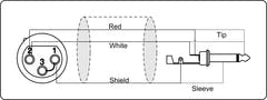 ProCab Jack > XLR hona - mikrofonkabel 10 meter