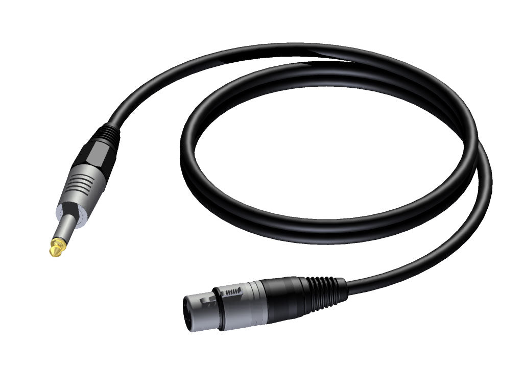 ProCab Jack > XLR hon - mikrofonkabel 5 meter