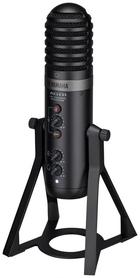 Yamaha AG01 USB-mikrofon (svart)