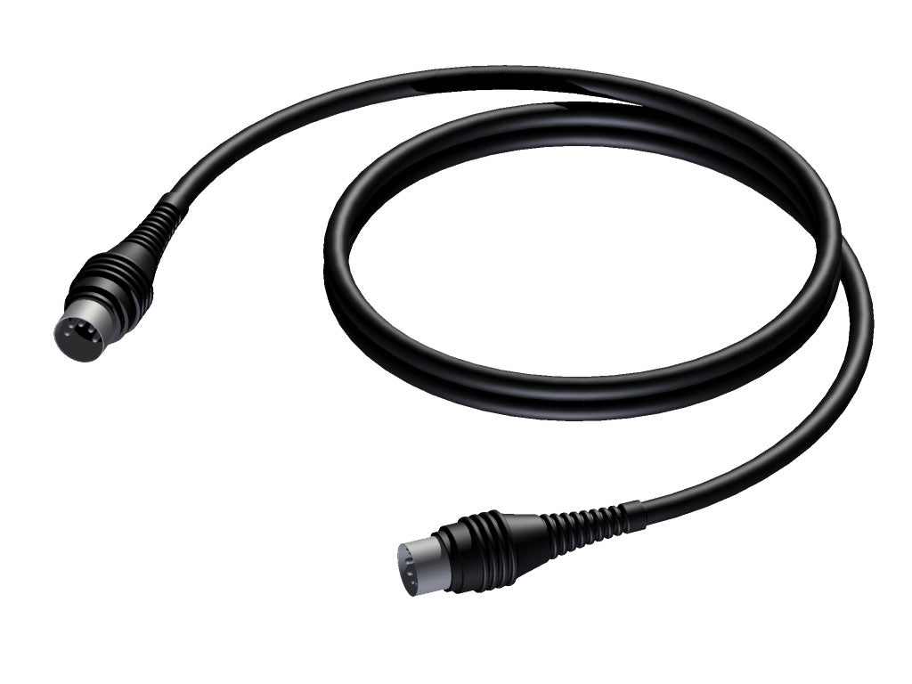 ProCab Midi signalkabel hane/hane 0,5 meter